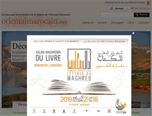 Tablet Screenshot of orientalmarocain.com